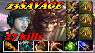 23SAVAGE Monkey King 27 kills intense comeback vs Arc Warden | Giveaway | Dota 2 Pro Gameplay