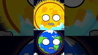 Transformation of Earth and Sun #planetballs