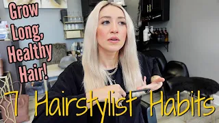 7 Habits for LONG HEALTHY HAIR! // Wholy Hair