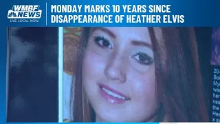 Monday marks 10 years since disapperance of Heather Elvis