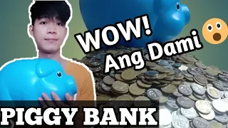 PIGGY BANK BINUKSAN NA! ( Magkano laman? ) plus SHOUT OUT!...