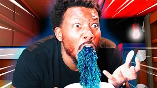 I Eat Spicy Blue Noodle, If I get Caught in Flee the Facility! (Roblox)