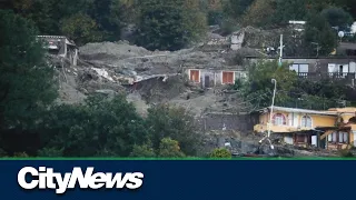 Landslide leaves Italian island in ruins