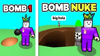 I DIG Using Bombs BUT Upgrade To a NUKE On Roblox