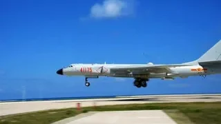 PLA lands strategic bomber on South China Sea island for first time