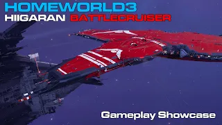 Homeworld 3丨Hiigaran Battlecruiser Gameplay Showcase