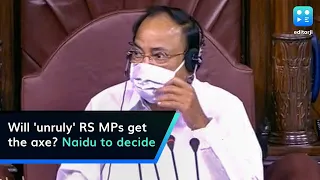 Will 'unruly' RS MPs get the axe? Naidu to decide