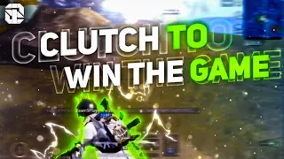 THIS IS HOW I CLUTCH AND WIN THE GAME | PUBG MOBILE - TEAM I8