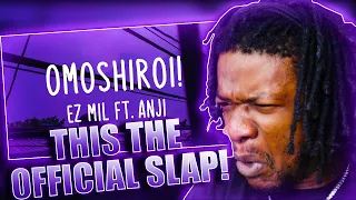 EZ GOT AN OFFICIAL SLAP! | Ez Mil feat. Anji - Omoshiroi! (Lyrics) REACTION