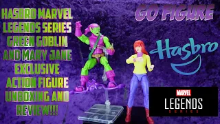 Hasbro Marvel Legends Series Green Goblin and Mary Jane VHS Exclusive Action Figures Review!!!