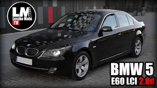 BMW seria 5 E60 520d 177KM LCI SILNIK N47 - TEST używane - WADY ZALETY