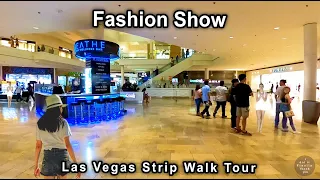 4K Fashion Show Mall - Las Vegas Strip - Virtual Walk Tour - 5.1 Surround Sound