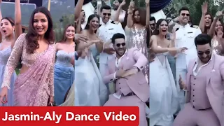 Aly Goni's Crazy Dance At Krishna Mukherjee's Engagement | Jasmin Bhasin-Aly Goni Dance | #JasLy