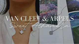 REGRETTING MY FIRST VAN CLEEF AND ARPELS PURCHASE | White Gold And Diamond Sweet Alhambra Pendant