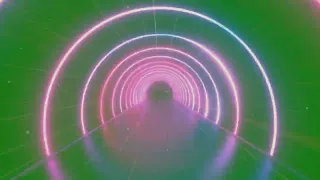 GreenScreen Tunnel Neon Motion Animation Effect Chromakey Футаж Тонель Неон Движение Эффект хромакей