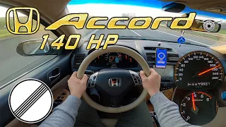 2004 Honda Accord 2.2i-CTDi 140HP | Acceleration & Top Speed on German Autobahn