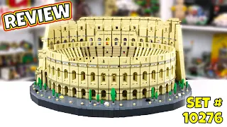 Showcasing the World's LARGEST LEGO Set Review - LEGO Roman Colosseum # 10276