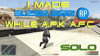 Amazing Rank Up RP Glitch SOLO Also Works AFK AFC GTA 5 Online