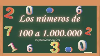 Numeros de 100 a 1.000.000 en portugués|Curso de portugués|Aprenda com a galera