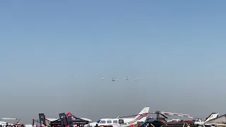 Largest Bell 222 & Bell 230 formation flight ever!! (Must be a world record)