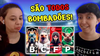 REACT ♫ UM TIME POR LETRA: CLUBES BRASILEIROS de A a Z! | FutParódias