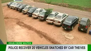 Osun Police Command recovers 20 vehicles snatched by car thieves