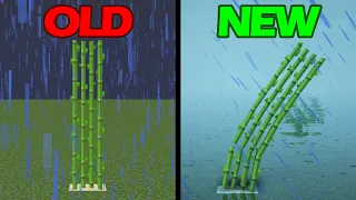 minecraft physics old vs new