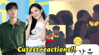Ahn Bo Hyun quickly looked at his phone when Jisoo walked in front of her!!?