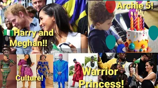 Soft Power! Prince Harry and Duchess Meghan Nigeria! Culture and Warmth and MORE! Archie is 5!!