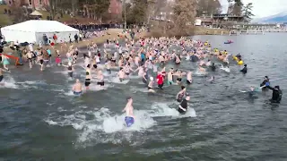 Polar plunge 2024 Lake George NY