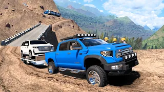 Accidente Con La TOYOTA Tundra ( XK50 ) En Carreteras Extremas American Truck Simulator