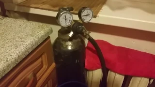 Как сделать газировку дома CO2(carbonated beverage process CO2)