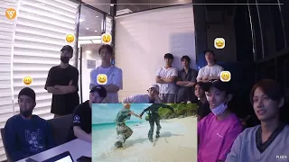 SEVENTEEN reaction to _(-TXT Sugar Rush Ride MV()_: