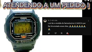 O FAMOSO E INESQUECÍVEL G-SHOCK DW 5600 - ALARME COM DEFEITO E ENTRANDO ÁGUA - #relogiocasio