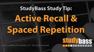 Using Active Recall and Spaced Repetition in Your Bass Practice Routine | StudyBass