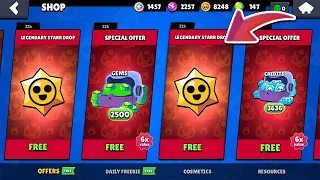 WORLD RECORD🔥😱  LEGENDARY NEW GIFTS 🎁FREE CREDITS 💠🔥BRAWL STARS UPDATE😲🔥!!