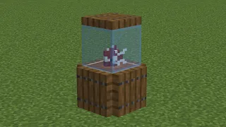 how to make a fish tank in minecraft