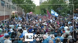 Hundreds gather at pro-Israel rally near United Nations