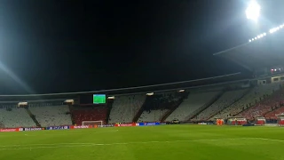 PSG Ultras in Belgrade - Charter flight boys