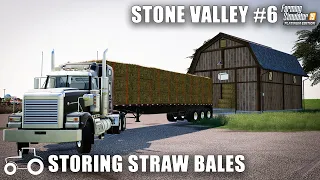 Storing Straw Bales & Harvesting Soybeans - Stone Valley #6 Farming Simulator 19 Timelapse