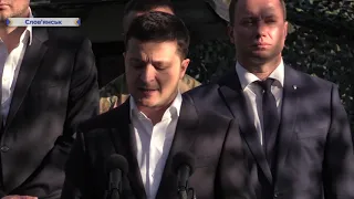 Глава держави Володимир Зеленський відвідав передову на Донбасі