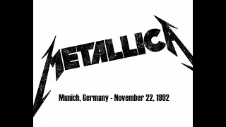 Metallica at Olympiahalle, Munich, Germany - November 22, 1992