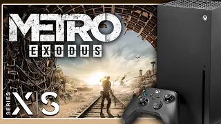 Metro Exodus на Xbox Series X / Есть ли мыло? / 60 FPS