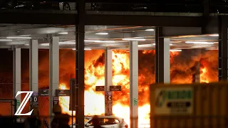 Flugverkehr am Londoner Flughafen Luton nach Großbrand ausgesetzt