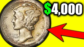 Do you have a RARE 1945 Silver Mercury Dime Worth A LOT of MONEY!!