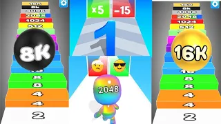 Number Ball 3D Merge Games // Merge Number Run Master // Man Runner 2048
