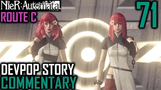 Nier Automata Walkthrough Part 71 - Devola & Popola: The Twins Story, & Entering The Tower (Route C)