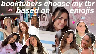 booktubers choose my may tbr based on emojis!! 📖💗💐👯‍♀️🏳️‍🌈💭