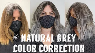 Hair Transformations with Lauryn: Blending with Natural Grey Roots Ep. 14