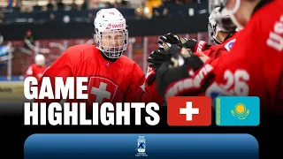 Highlights: Switzerland vs Kazakhstan |2024 #U18MensWorlds